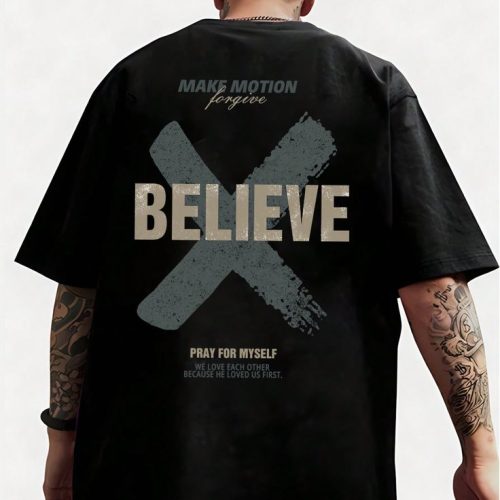 WhatsApp Image 2025-12-09 at 1.22.36 PM Men’s Oversized Printed T-Shirt — “BELIEVE” Edition